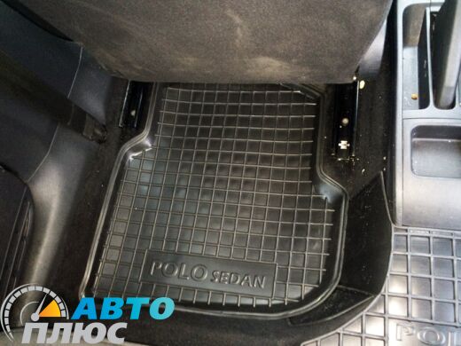 Автомобільні килимки в салон Volkswagen Polo Sedan 2010- (Avto-Gumm)