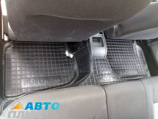Автомобільні килимки в салон Volkswagen Polo Sedan 2010- (Avto-Gumm)