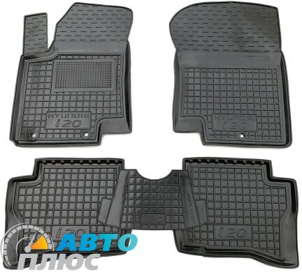 Автомобильные коврики в салон Hyundai i20 2008-2015 (Avto-Gumm)