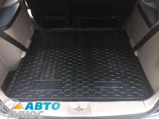 Автомобильный коврик в багажник Mitsubishi Grandis 2003- (удлиненный) (Avto-Gumm)