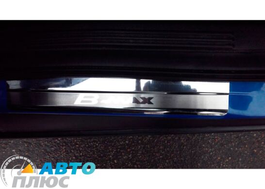Накладки на пороги Ford B-Max 2013- (Premium)