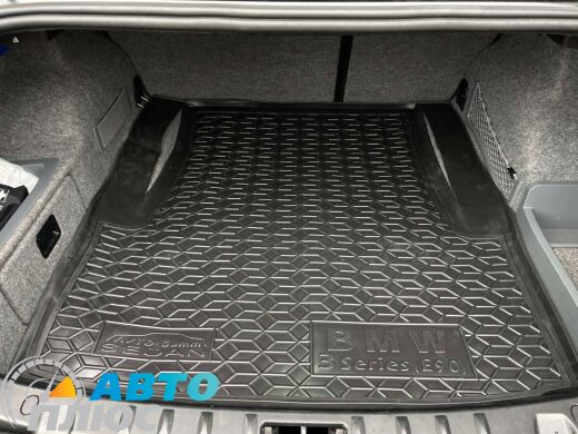 Автомобильный коврик в багажник BMW 3 (E90) 2005- Sedan (AVTO-Gumm)