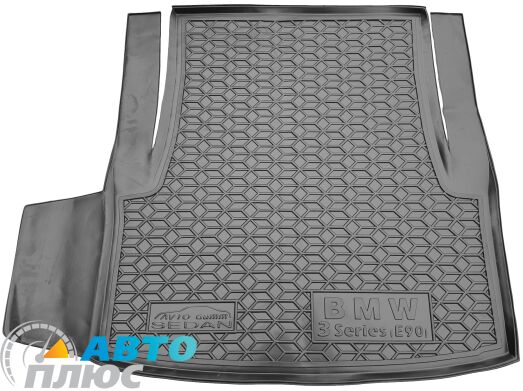 Автомобильный коврик в багажник BMW 3 (E90) 2005- Sedan (AVTO-Gumm)