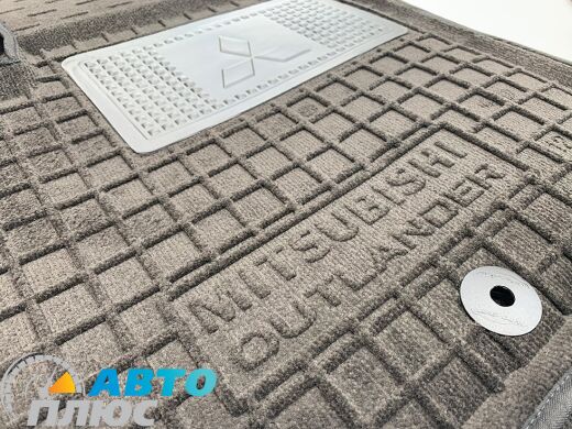 Гибридные коврики в салон Mitsubishi Outlander 2012- (Avto-Gumm)