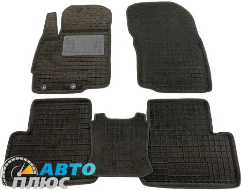 Гибридные коврики в салон Mitsubishi Outlander 2012- (Avto-Gumm)