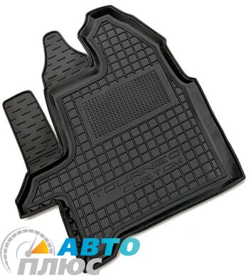 Водительский коврик в салон Ford Custom 2012- (1+1/1+2) (Avto-Gumm)