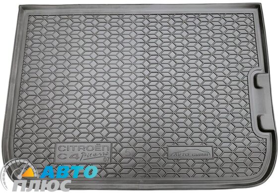 Автомобильный коврик в багажник Citroen C4 Picasso 2007- 5 мест (Avto-Gumm)
