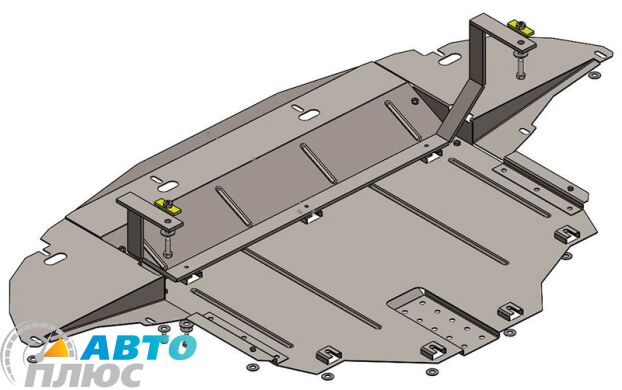 Металлическая защита двигателя Kia Sportage 4 2015-2018 (Кolchuga) Standart