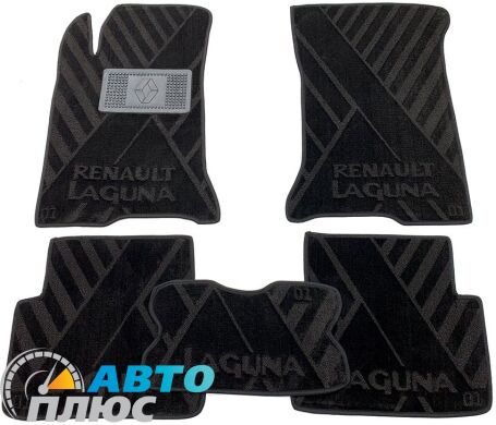 Композитные коврики в салон Renault Laguna 3 2007- (X) AVTO-Tex