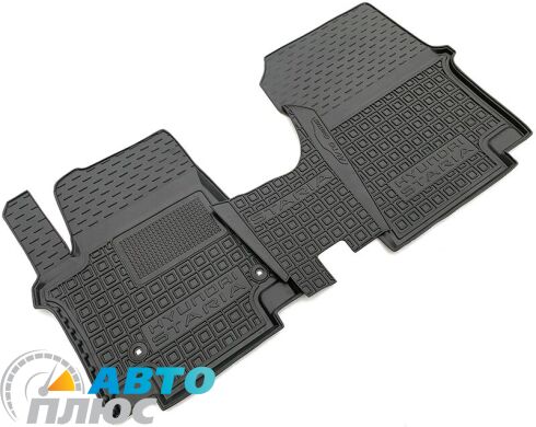 Автомобильные коврики в салон Hyundai Staria 2021- 1+2 передние (AVTO-Gumm)