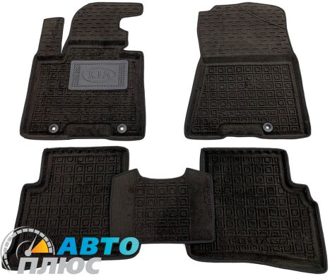 Гибридные коврики в салон Kia Sportage 4 2016- (AVTO-Gumm)