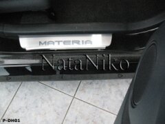 Накладки на пороги Daihatsu Materia 2008- (Premium)