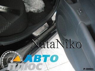 Накладки на пороги Daihatsu Materia 2008- (Premium)