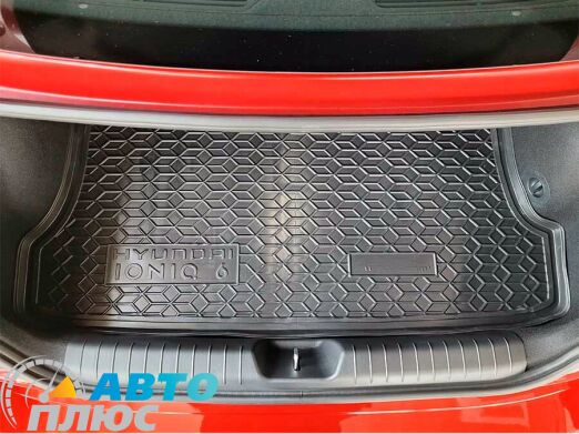 Автомобильный коврик в багажник Hyundai Ioniq 6 2022- (AVTO-Gumm)