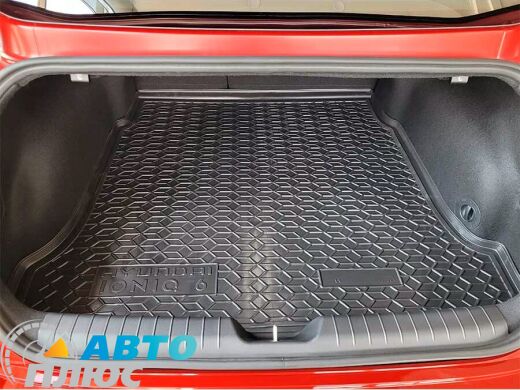 Автомобильный коврик в багажник Hyundai Ioniq 6 2022- (AVTO-Gumm)