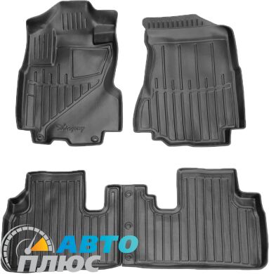 3D Коврики в салон автомобиля Honda CR-V 2002-2006 (Stingray)