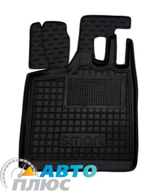 Водительский коврик в салон Smart Fortwo 450 1998-2006 (Avto-Gumm)