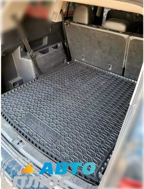 Автомобильный коврик в багажник Volkswagen Atlas 2016- 7 мест удлиненный (AVTO-Gumm)