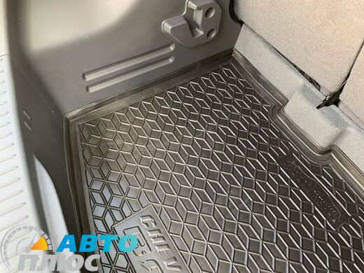 Автомобильный коврик в багажник Chevrolet Bolt EV 2016- нижняя полка (Avto-Gumm)