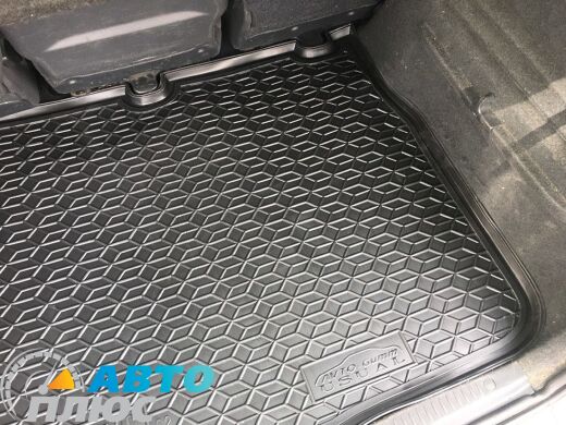 Автомобильный коврик в багажник Renault Scenic 2 2002- 5 мест (Avto-Gumm)