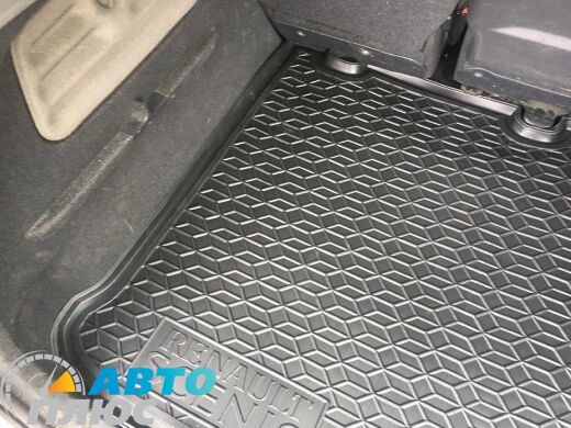 Автомобильный коврик в багажник Renault Scenic 2 2002- 5 мест (Avto-Gumm)