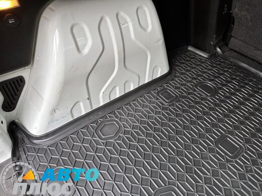 Автомобильный коврик в багажник Fiat Doblo 2010- 5-7 мест длин. база (AVTO-Gumm)