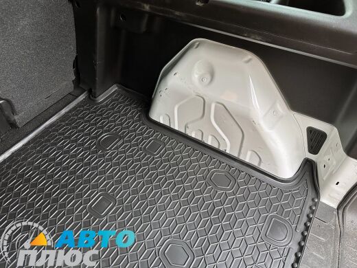 Автомобильный коврик в багажник Fiat Doblo 2010- 5-7 мест длин. база (AVTO-Gumm)