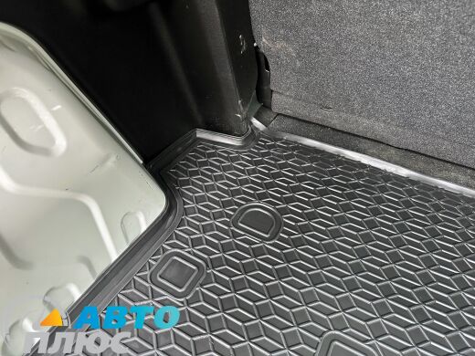 Автомобильный коврик в багажник Fiat Doblo 2010- 5-7 мест длин. база (AVTO-Gumm)