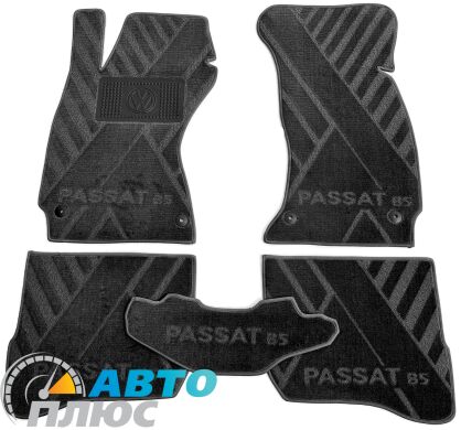 Композитні килимки в салон Volkswagen Passat B5 1996-2005 (X) чорні AVTO-Tex
