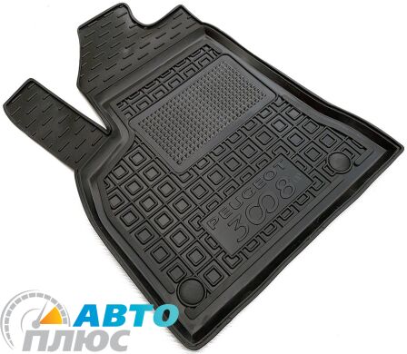 Водительский коврик в салон Peugeot 3008 2010-2016 (AVTO-Gumm)