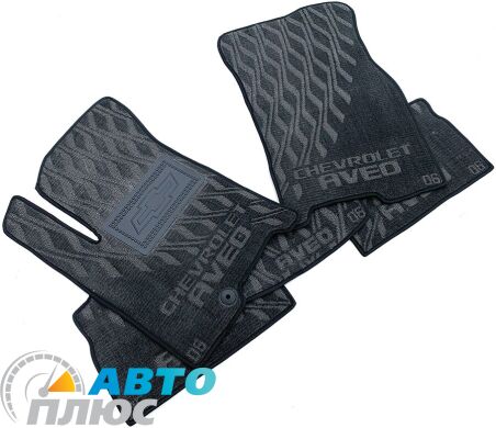 Композитные коврики в салон Chevrolet Aveo 2003-2012 (V) серые AVTO-Tex