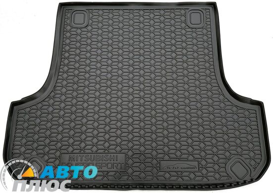 Автомобильный коврик в багажник Mitsubishi Pajero Sport 1998-2007 (AVTO-Gumm)