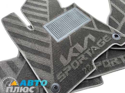 Композитные коврики в салон Kia Sportage 5 2022- (X) серые AVTO-Tex