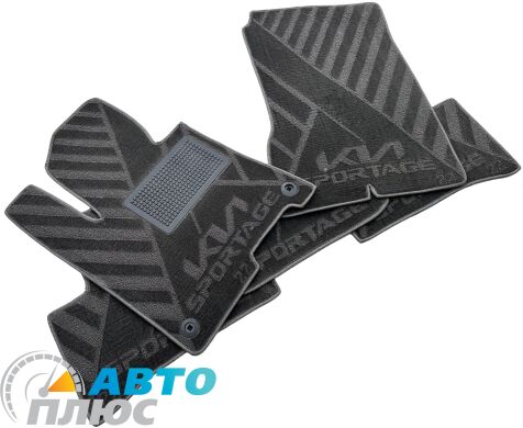 Композитные коврики в салон Kia Sportage 5 2022- (X) серые AVTO-Tex