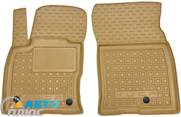 Автомобильные коврики в салон Ford Kuga 3 2020- бежевые (AVTO-Gumm)