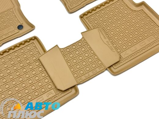 Автомобильные коврики в салон Ford Kuga 3 2020- бежевые (AVTO-Gumm)