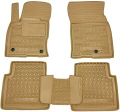 Автомобильные коврики в салон Ford Kuga 3 2020- бежевые (AVTO-Gumm)