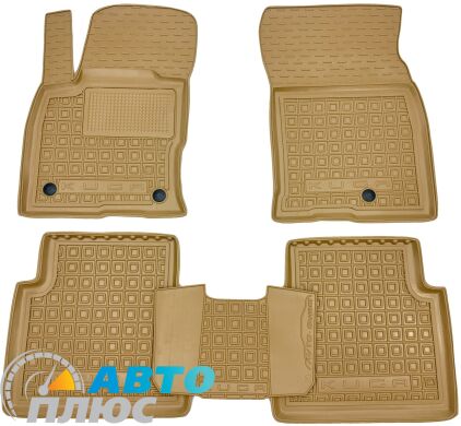 Автомобильные коврики в салон Ford Kuga 3 2020- бежевые (AVTO-Gumm)
