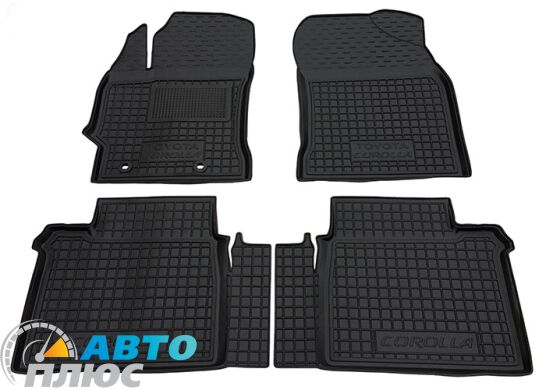 Автомобільні килимки в салон Toyota Corolla 2013-2019 (Avto-Gumm)