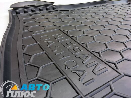 Автомобильный коврик в багажник Nissan Qashqai 2010-2014 (Avto-Gumm)