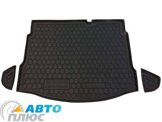 Автомобильный коврик в багажник Nissan Qashqai 2010-2014 (Avto-Gumm)