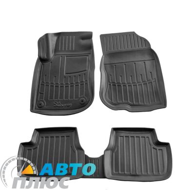 3D Килимки в салон автомобіля Peugeot 2008 2014-2020 (Stingray)