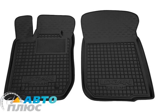 Передние коврики в автомобиль Renault Logan 2004-2013 Sedan (Avto-Gumm)