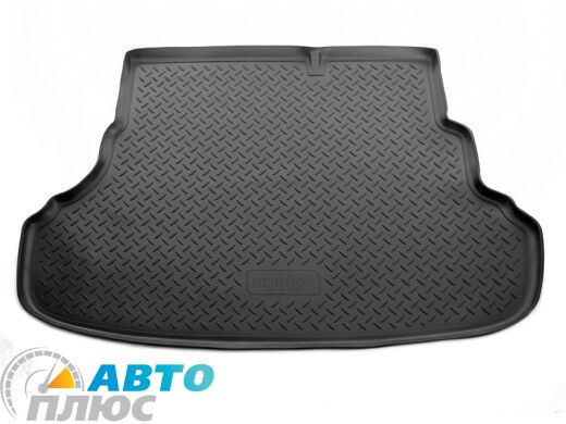 Полиуретановый коврик в багажник Hyundai Accent 2011- Sedan раздельная спинка (NorPlast)