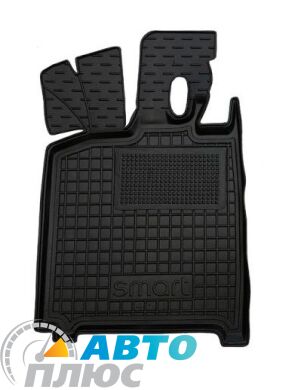Водительский коврик в салон Smart Fortwo 451 2007- (Avto-Gumm)