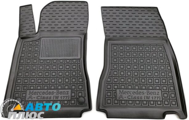 Передние коврики в автомобиль Mercedes A (W177) 2018- (Avto-Gumm)
