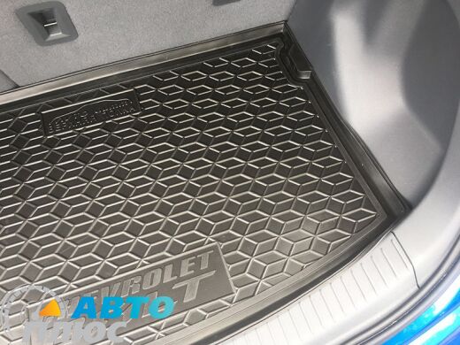 Автомобильный коврик в багажник Chevrolet Bolt EV 2016- верхняя полка (Avto-Gumm)