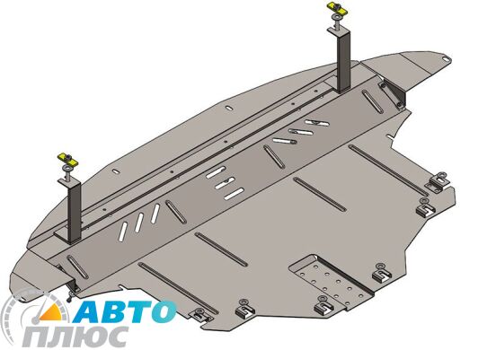 Металлическая защита двигателя Kia Sorento 2015- USA (Кolchuga) Standart