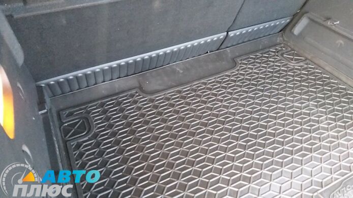 Автомобильный коврик в багажник Renault Kangoo 2 2008- пасс. (Avto-Gumm)