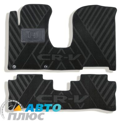 Композитні килимки в салон Honda CR-V 2006-2012 (X) чорні AVTO-Tex